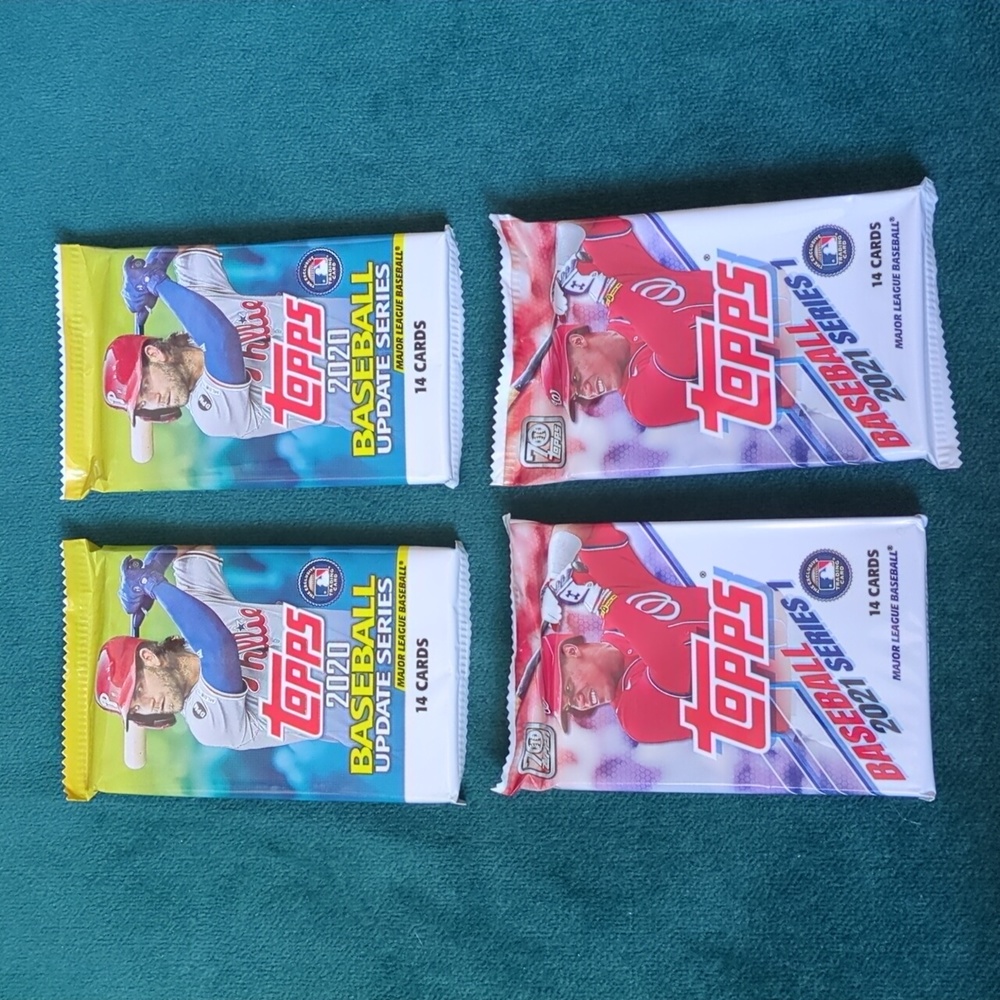 Topps Baseball Card Packs Factory Sealed